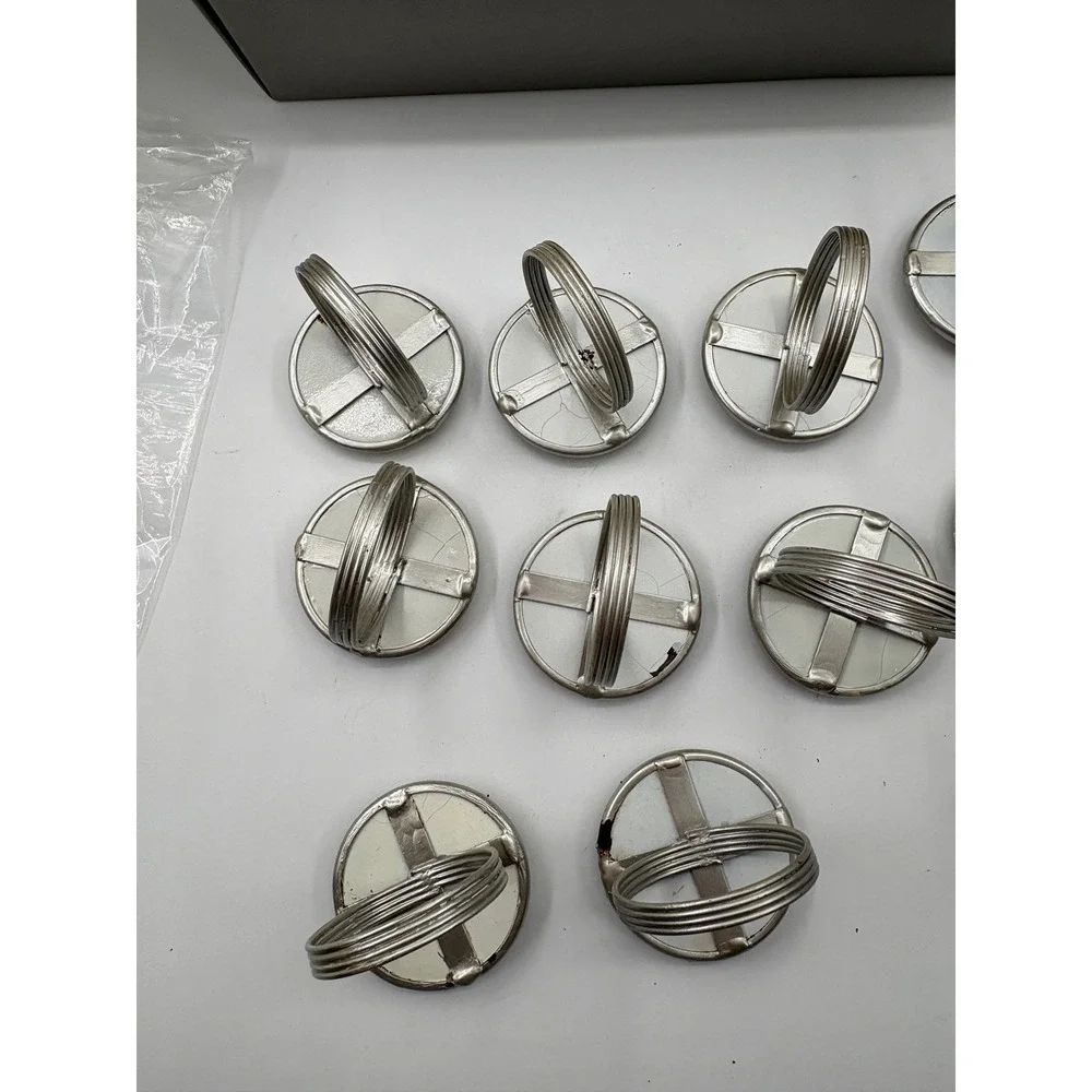 Pottery Barn 12 Days of Christmas Napkin Rings Set of 12 Multi Vintage Holiday